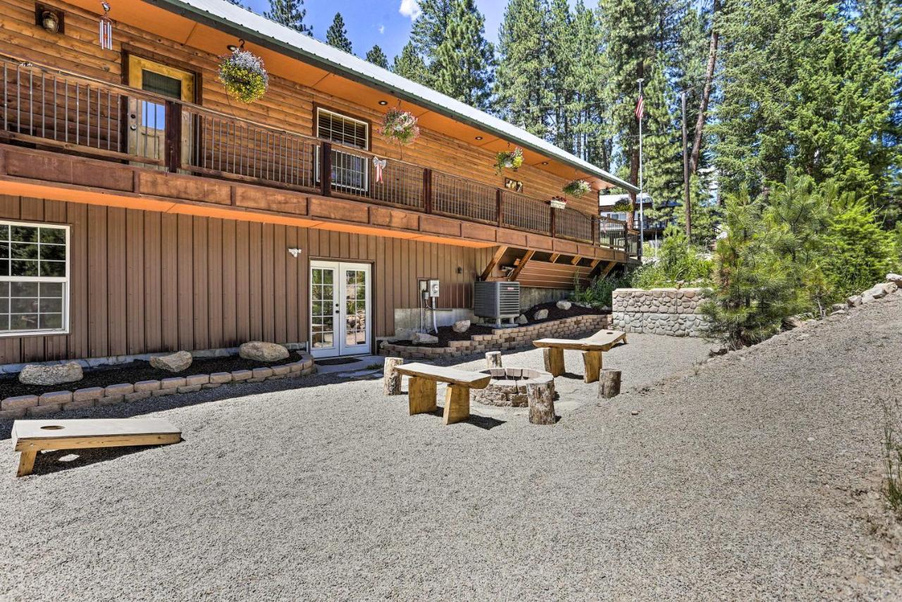 Updated Garden Valley Home With Fire Pit And Game Room Crouch Eksteriør bilde
